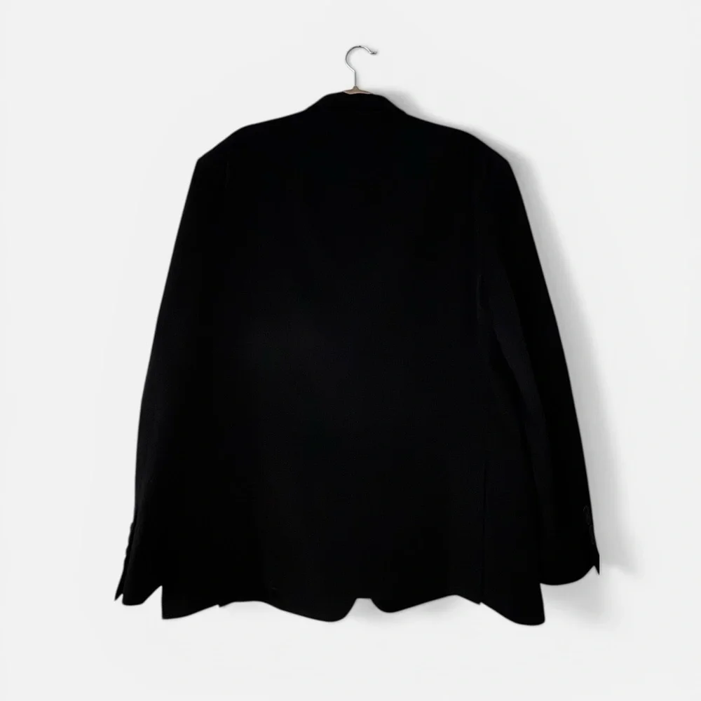 Quince 100% Cashmere Black Blazer XL New With Tags